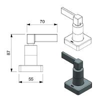 Acabamento De Registro Base Deca Elite 1/2 3/4 1 Cromada Celite - 3