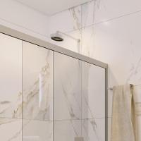 Chuveiro De Parede Redondo Acqua Plus Com Tubo 1990 Cromada Deca - 5