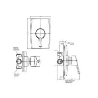 Acabamento Monocomando De Chuveiro Nexus 3/4 Alta E Baixa Pressão Cromado Docol - 5