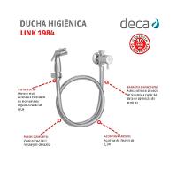 Ducha Higiênica Com Registro E Derivação Link 1984 Cromada Deca