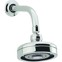 Chuveiro De Parede Redondo Acqua Plus Com Tubo Curvo 1990 Cromada Deca - 3