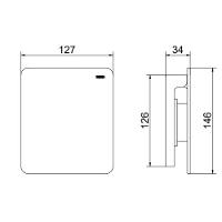 Acabamento Válvula De Descarga Docolflat Ônix Docol - 4