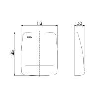 Acabamento Para Válvula De Descarga Luxus Cromado Docol - 2