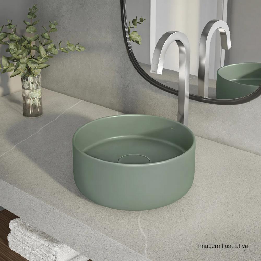 Cuba De Apoio Redonda Slim Sálvia Deca 30cm - 2