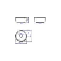 Cuba De Apoio Redonda Slim Branco Deca 30cm - 6