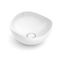 Cuba De Apoio Redonda Ruy Ohtake Branco Brilho Roca 37,5cm  - 1