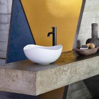 Cuba De Apoio Redonda Ruy Ohtake Branco Brilho Roca 37,5cm  - 3