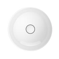 Cuba De Apoio Redonda Ruy Ohtake Branco Brilho Roca 37,5cm 