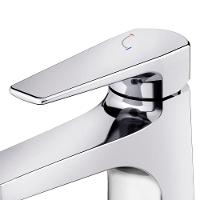 Misturador Monocomando Para Lavatório De Mesa Lift Bica Baixa Cromado Docol - 2