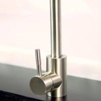 Misturador Monocomando De Mesa Para Cozinha Bica Alta 181 Inox Escovado Debacco  - 2
