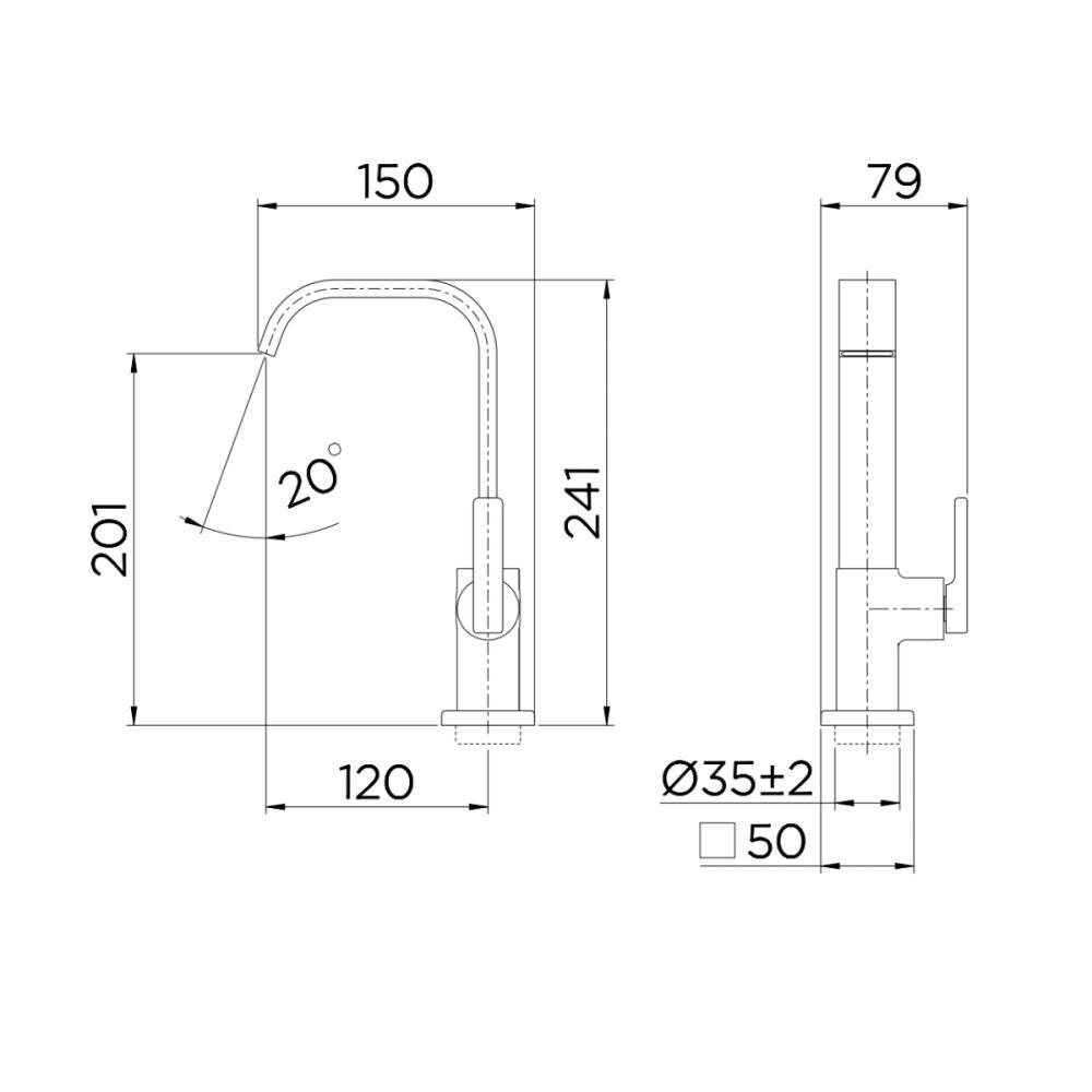 Torneira Para Lavatório De Mesa Breezy Cromada Docol - 7