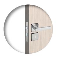 Fechadura Para Porta Interna Roseta Concept 408 Cromada Pado 40mm - 1