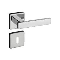 Fechadura Para Porta Interna Roseta Concept 408 Cromada Pado 40mm