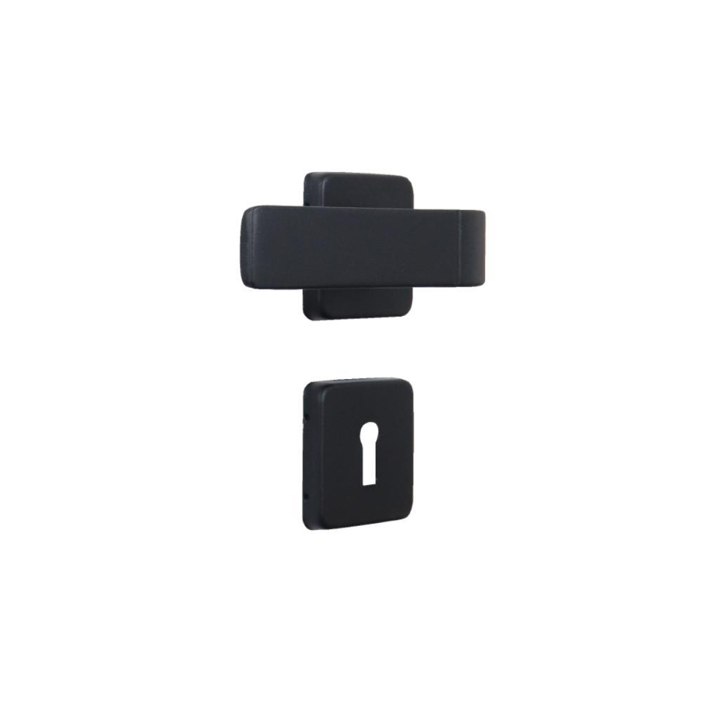 Fechadura Interna Roseta Módena Preto Fosco MGM 40mm  - 5