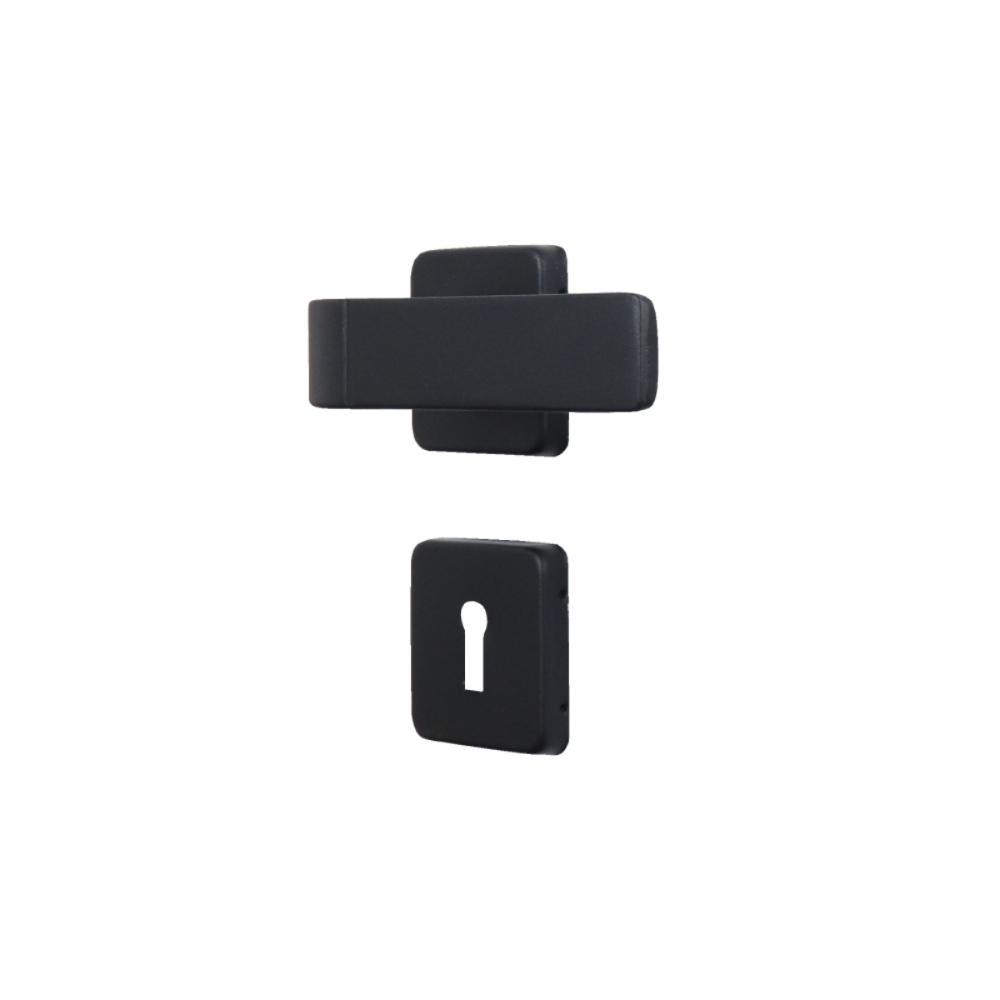 Fechadura Interna Roseta Módena Preto Fosco MGM 40mm  - 6