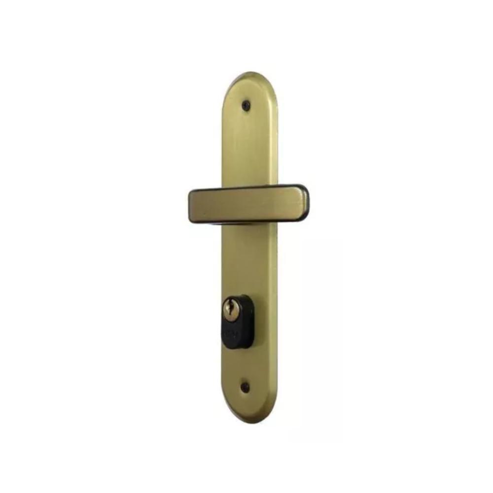 Fechadura Externa Stilo Alavanca Bronze Latonado MGM 40mm - 7