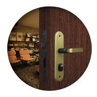 Fechadura Externa Stilo Alavanca Bronze Latonado MGM 40mm - 5