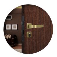 Fechadura Externa Roseta Módena Bronze Latonado MGM 40mm - 3