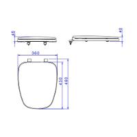Assento Sanitário De Plástico Monte Carlo Ap80 Branco Deca