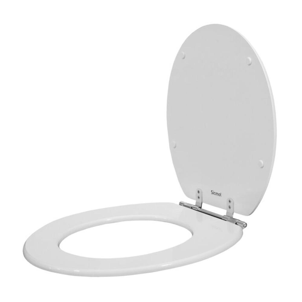 Assento Sanitário Mdf Azálea Branco Sicmol - 2