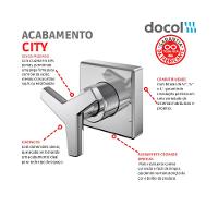 Acabamento Para Registro Docolbase 1/2" 3/4" 1' City Cromado Docol - 2