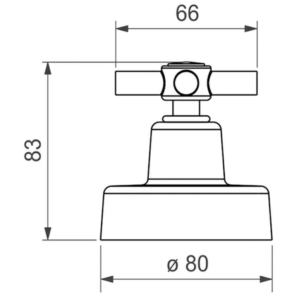 Acabamento Para Registro De Gaveta Izy 1.1/4 E 1.1/2 4900 Cromada Deca - 4