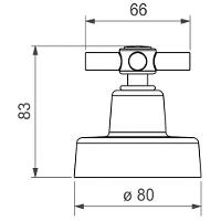 Acabamento Para Registro De Gaveta Izy 1.1/4 E 1.1/2 4900 Cromada Deca - 4