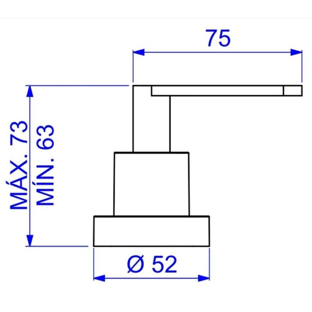 Acabamento Para Registro De Gaveta Flex Plus 1/2" 3/4" Cromado Deca - 3