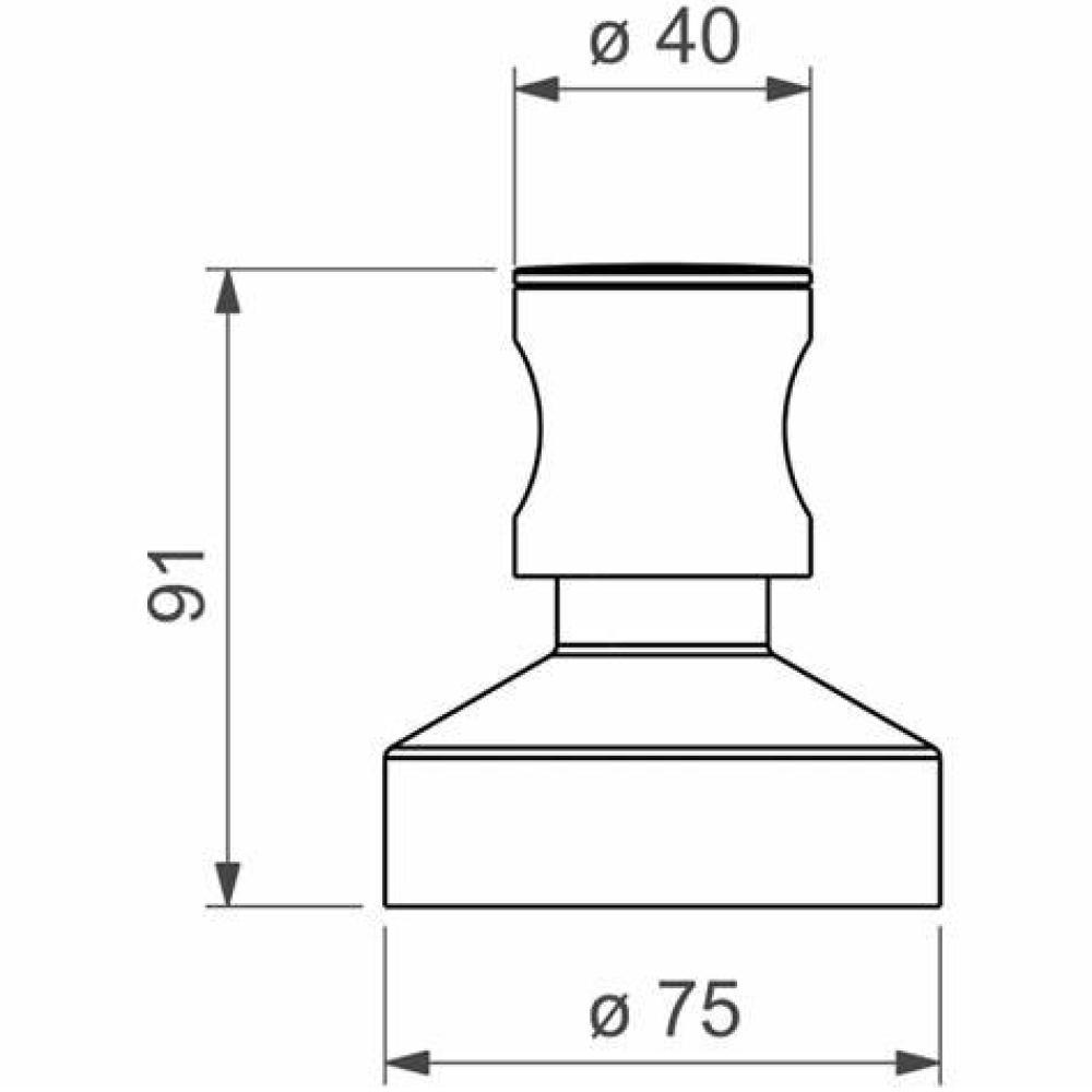 Acabamento Para Registro De Gaveta Aspen 1.1/4 1.1/2 4900 Cromado Deca - 3
