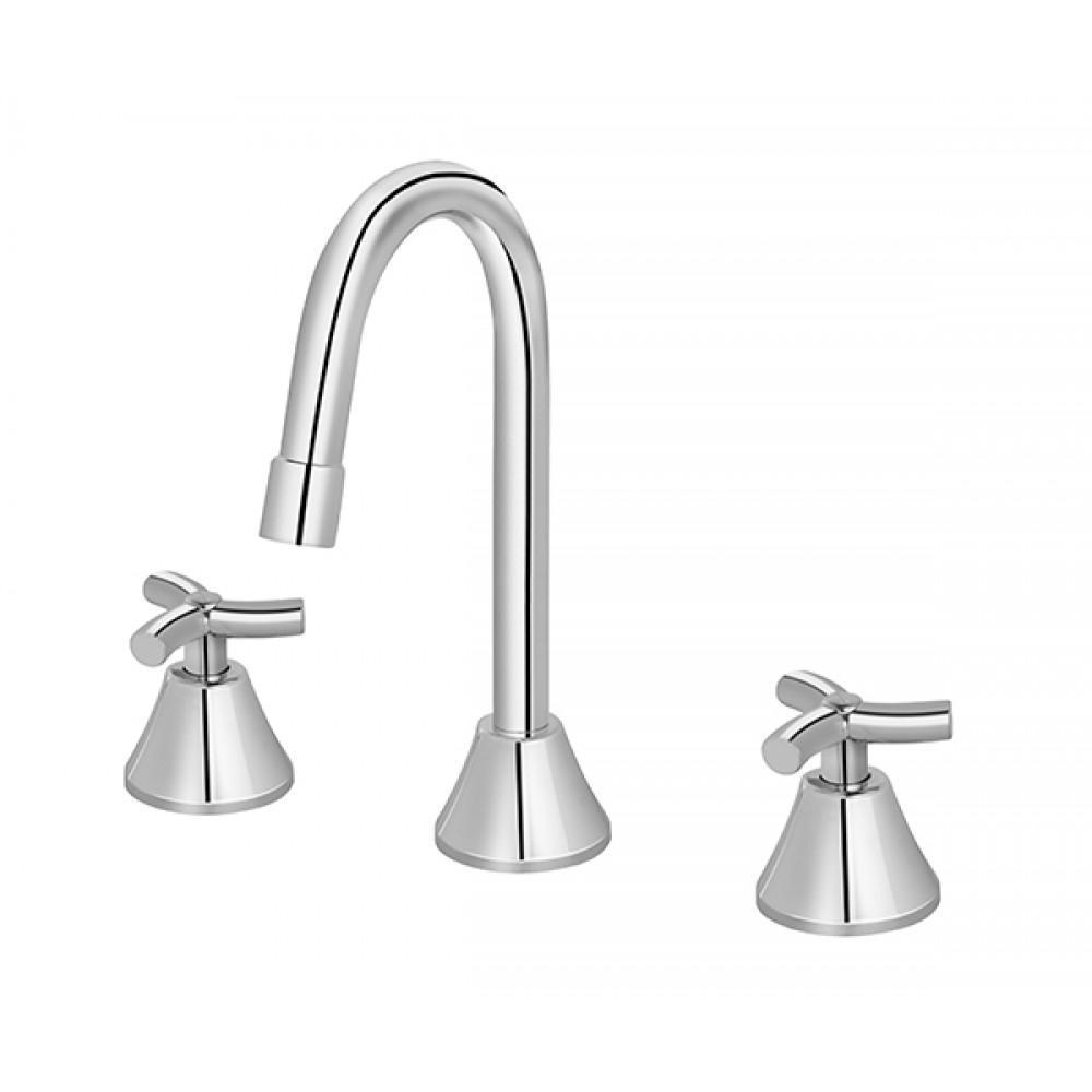 Misturador Para Lavatório De Mesa Primor Bica Alta Cromada Docol - 1