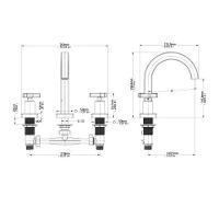 Misturador Para Lavatório De Mesa City Bica Alta Cromado Docol - 3