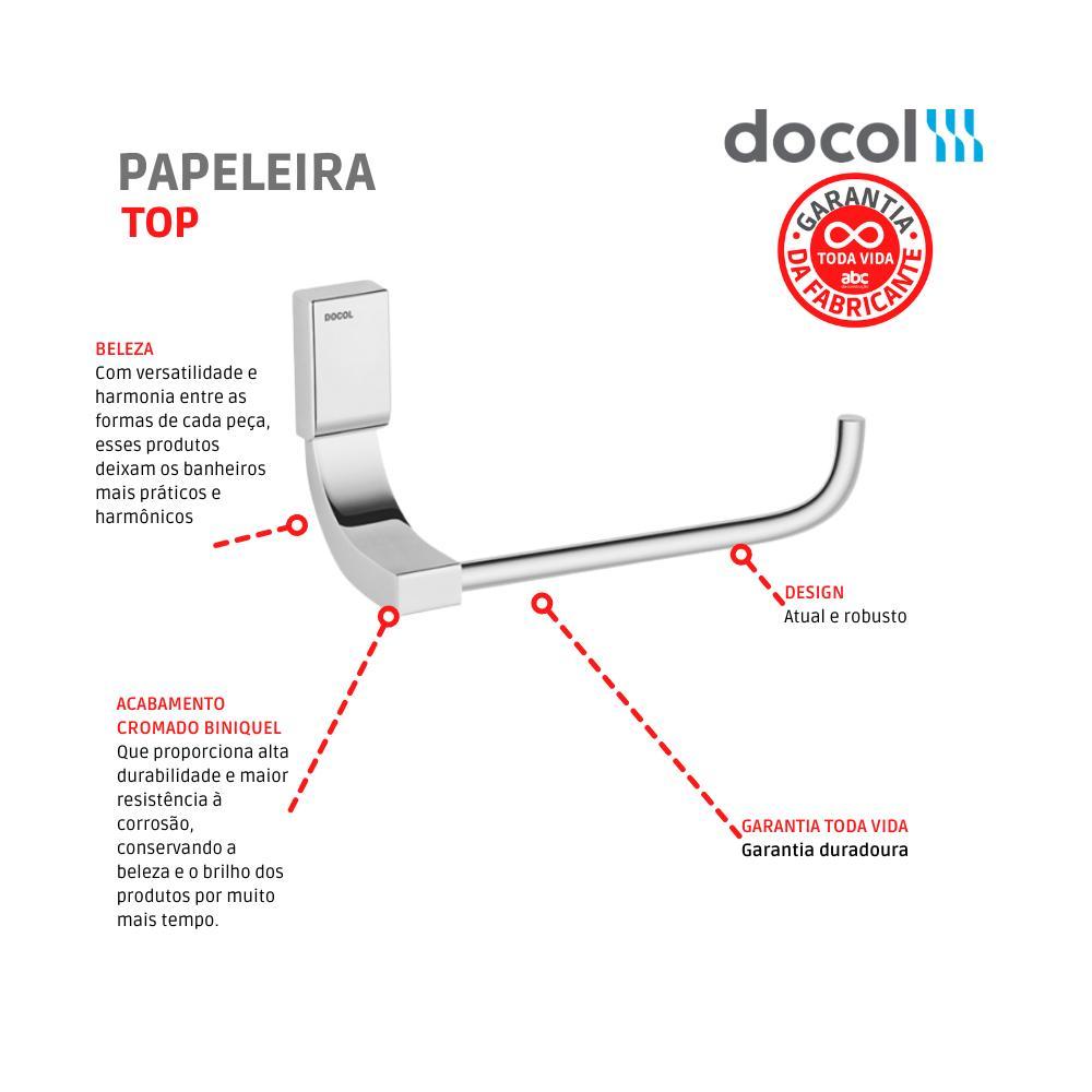 Papeleira Top Cromada Docol - 2