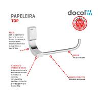 Papeleira Top Cromada Docol - 2