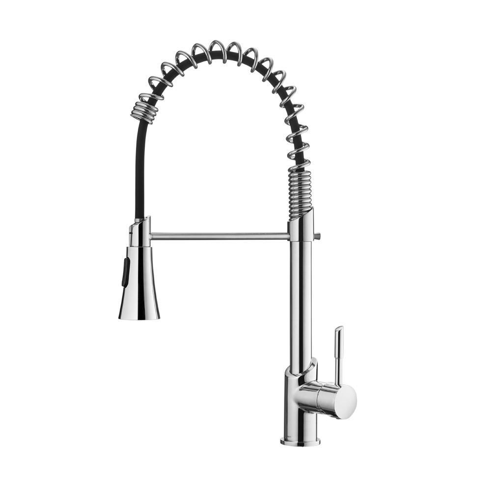 Misturador Monocomando Para Cozinha De Mesa Gourmet LorenKitchen Com Ducha C76 2266 Cromado Lorenzetti - 1