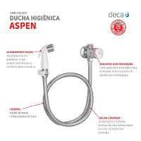 Ducha Higiênica Com Registro Aspen 1984 Cromada Deca