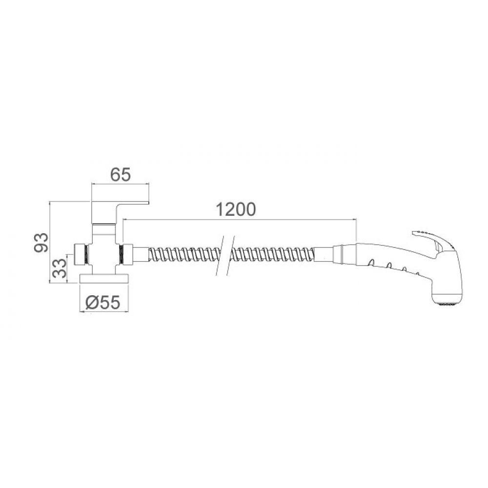 Ducha Higiênica Com Derivação Vogue 1984 C98 Cromada Lorenzetti - 5