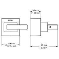 Acabamento Para Registro Docolbase Breezy 1/2 3/4 1 Cromado Docol - 3