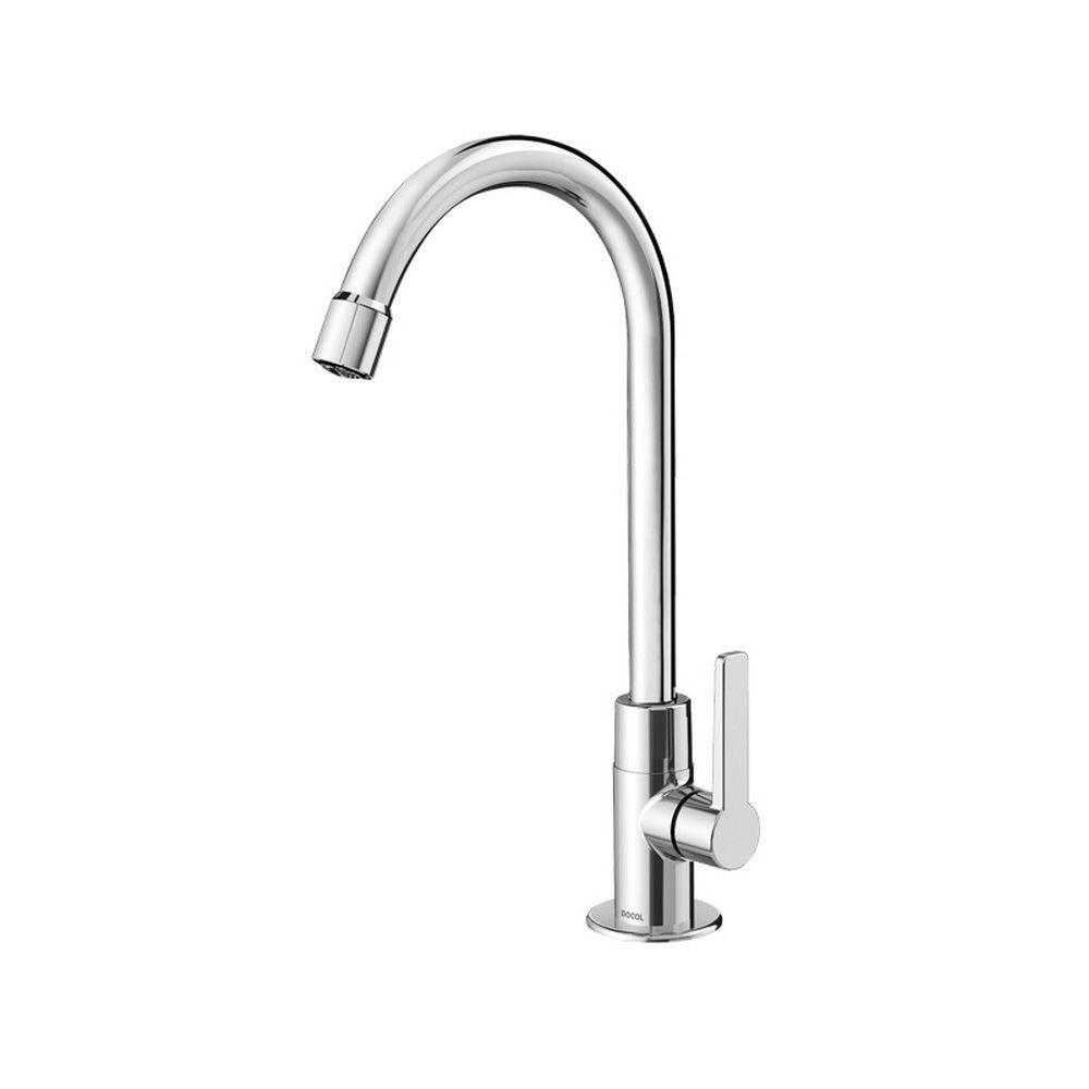 Torneira Para Lavatório De Mesa Gali Bica Alta Cromada Docol - 1