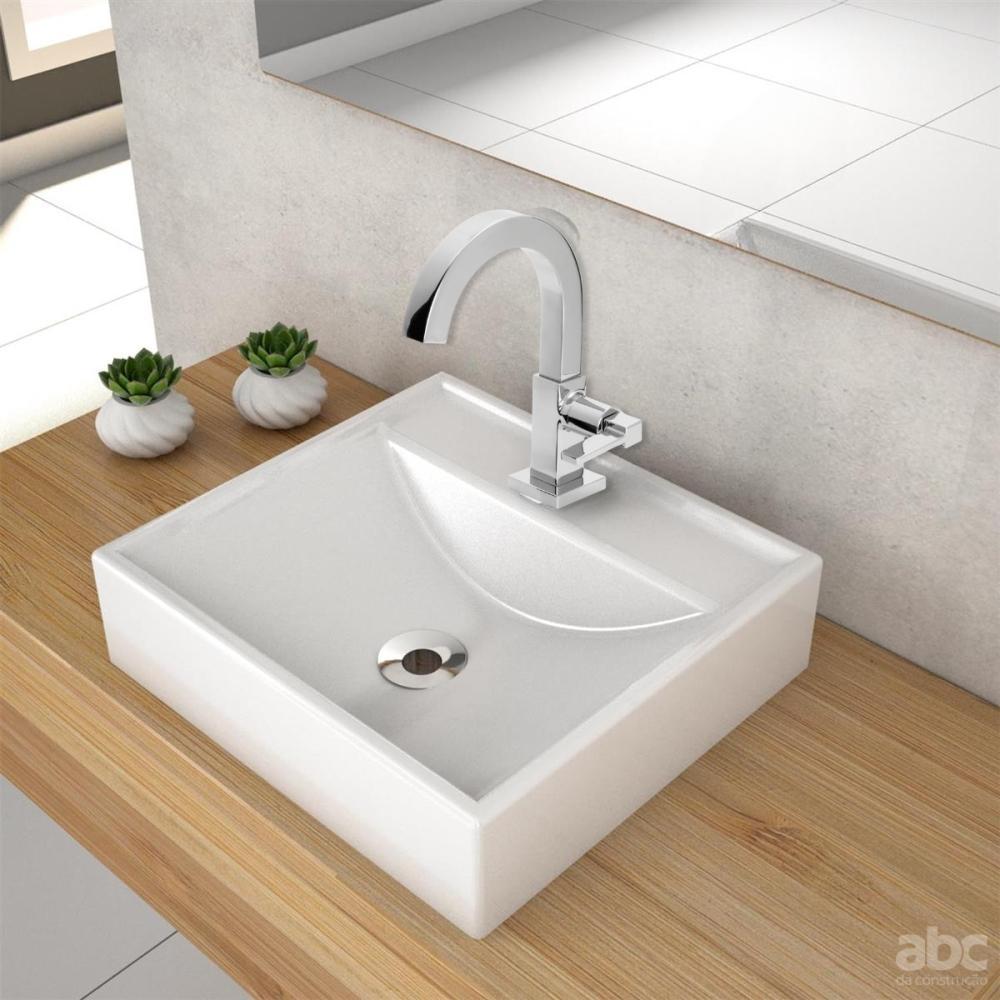 Torneira Para Lavatório De Mesa Elite Bica Alta Cromada Celite - 5