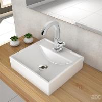 Torneira Para Lavatório De Mesa Elite Bica Alta Cromada Celite - 5