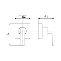 Acabamento Para Registro Base Deca Stillo 1.1/4 1.1/2 Cromado Docol - 3