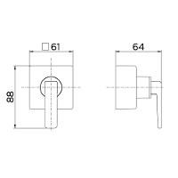 Acabamento Para Registro Base Deca Stillo 1/2 3/4 1 Cromado Docol - 4