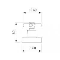 Acabamento Para Registro Base Docol One 1/2 3/4 1 Cromado Celite - 3