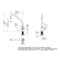 Torneira Para Cozinha De Mesa Primor Cromada Docol - 2