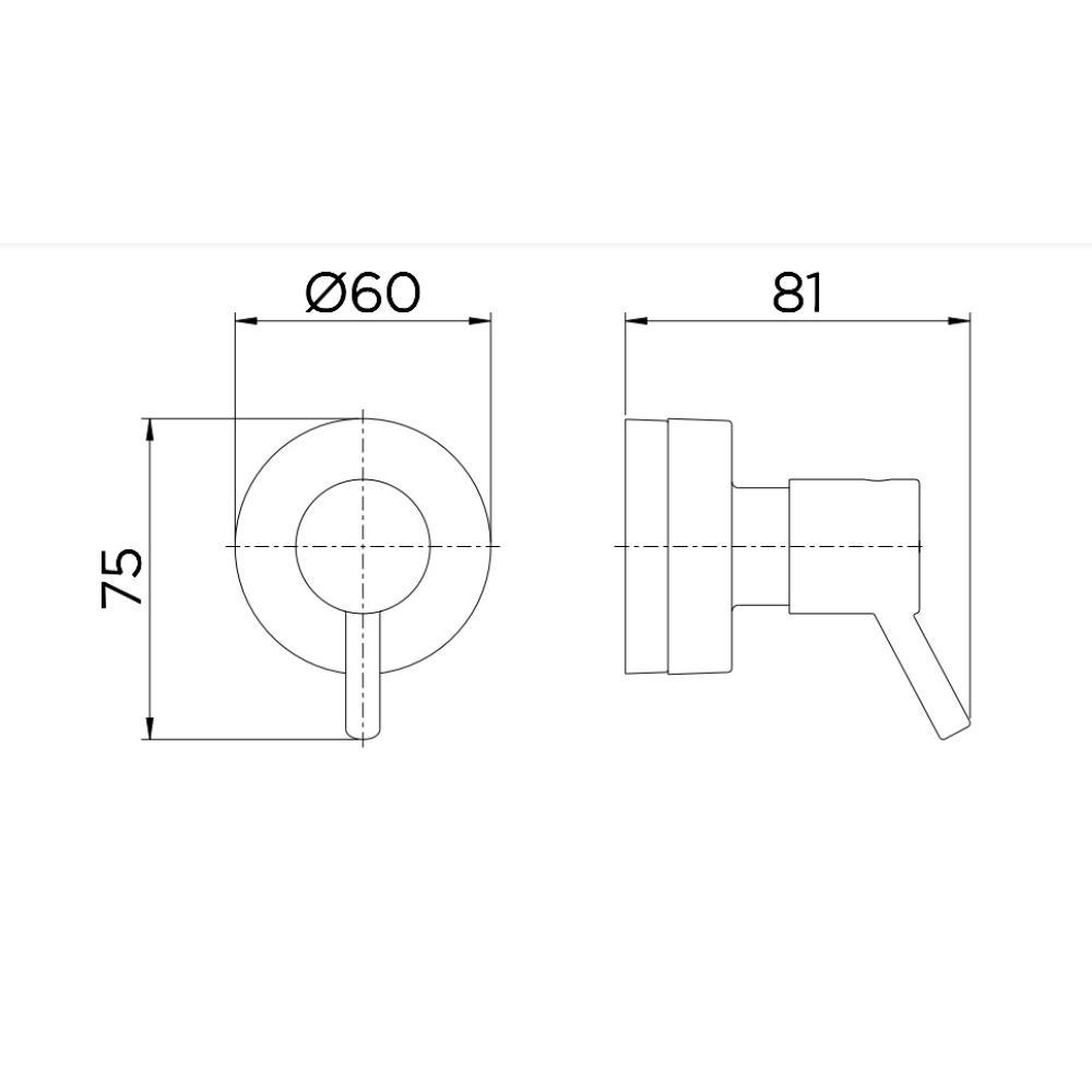 Acabamento Para Registro Base Deca Loggica 1/2 3/4 1 Cromado Docol - 3