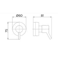 Acabamento Para Registro Base Deca Loggica 1/2 3/4 1 Cromado Docol - 3