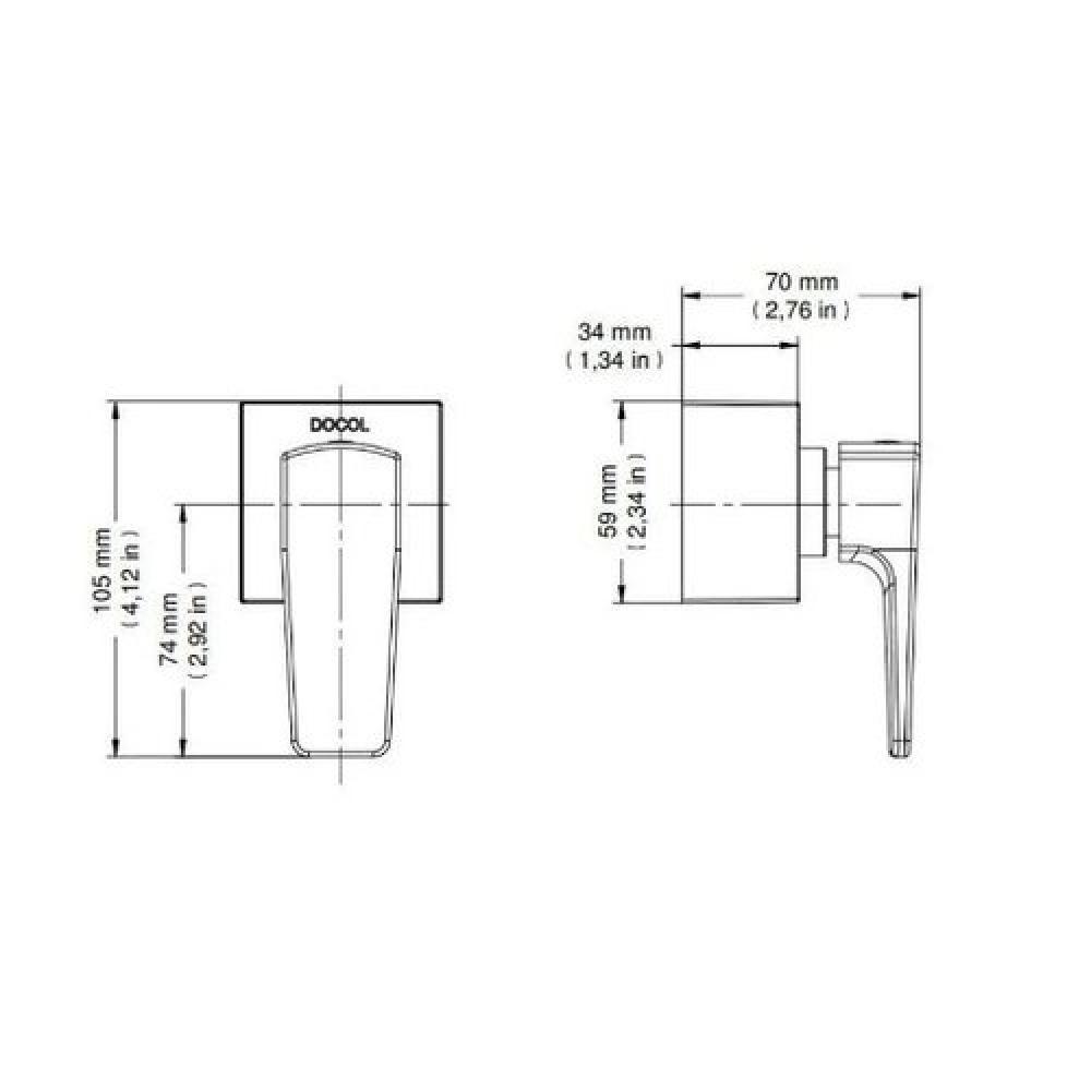 Acabamento Para Registro Base Deca Lift 1.1/4 1.1/2 Cromada Docol - 3