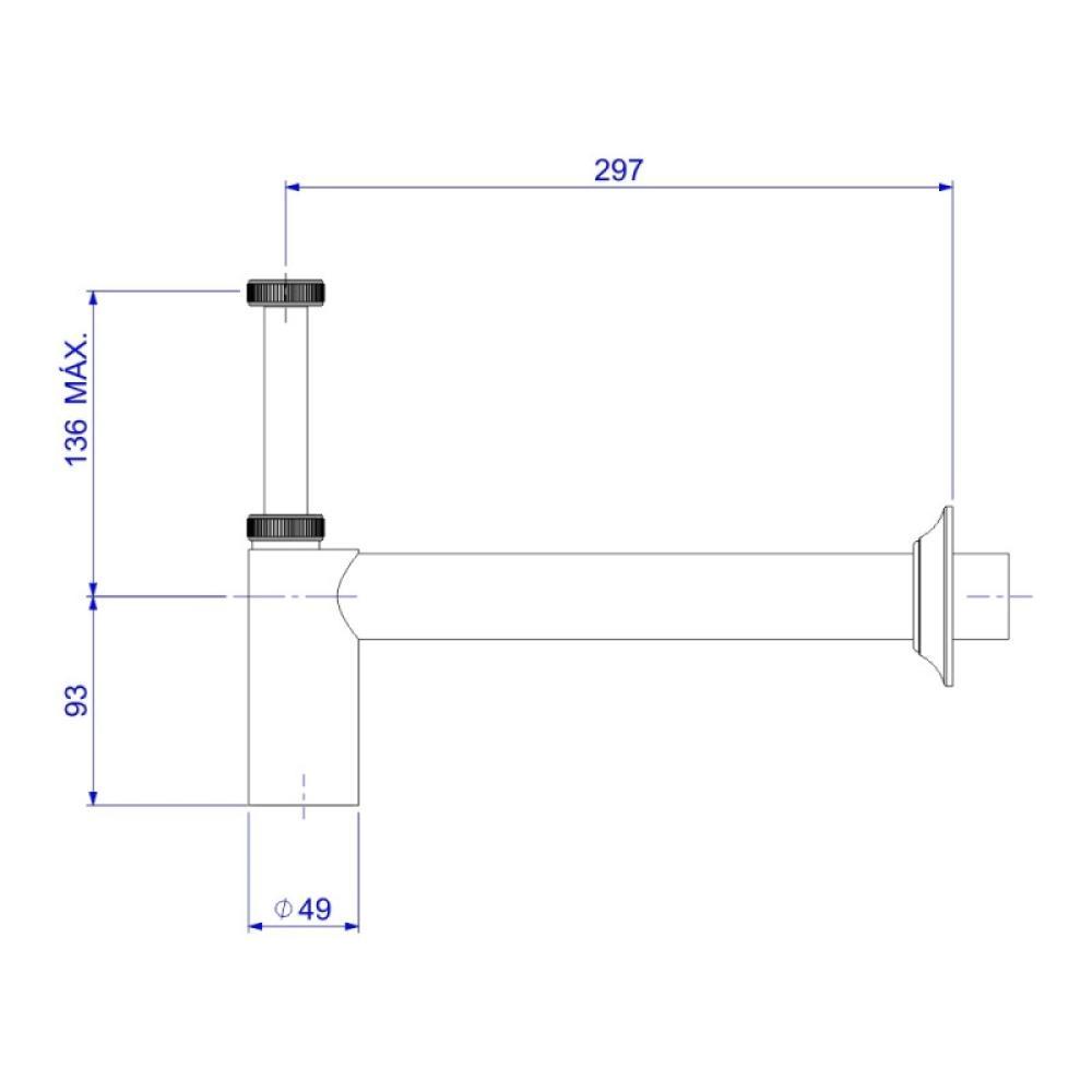 Sifão Para Lavatório 1.1/2 1680 Cromado Deca - 4