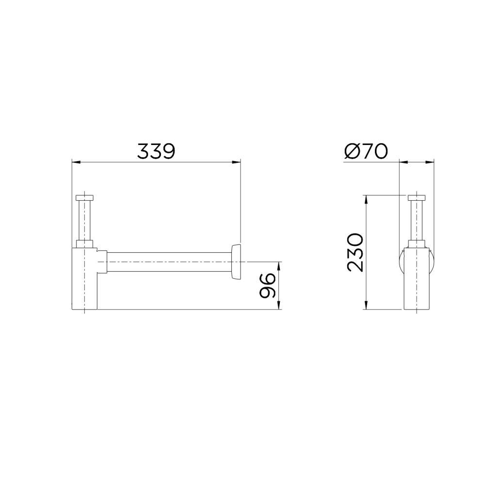 Sifão Para Lavatório Top Com Copo Cromada Docol - 7