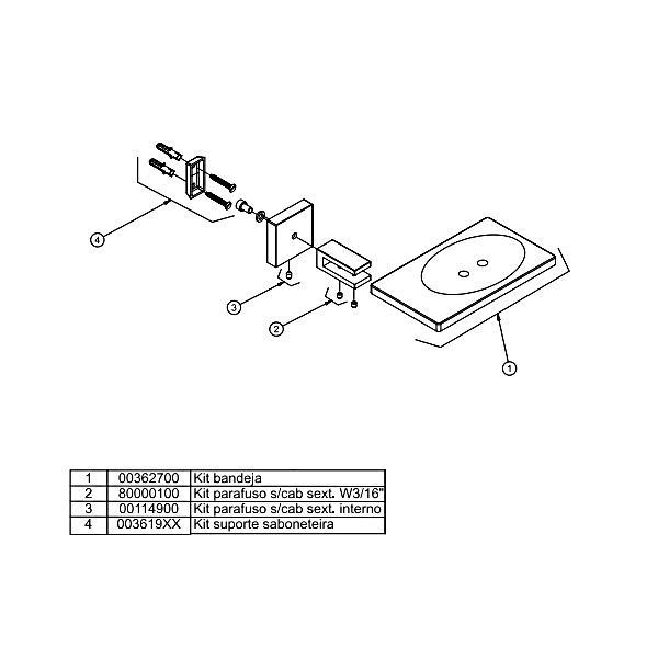 Saboneteira Square Cromada Docol - 5
